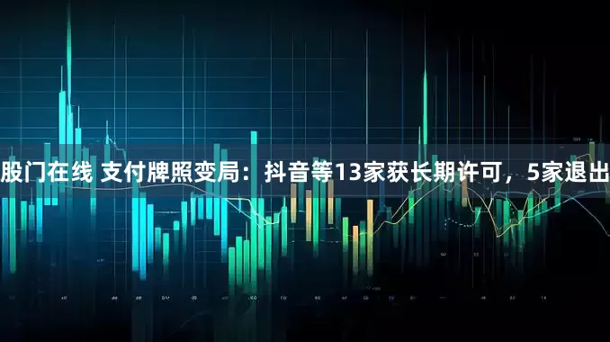 股门在线 支付牌照变局：抖音等13家获长期许可，5家退出