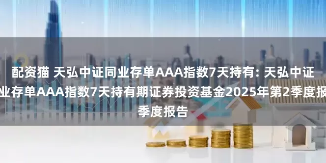 配资猫 天弘中证同业存单AAA指数7天持有: 天弘中证同业存单AAA指数7天持有期证券投资基金2025年第2季度报告